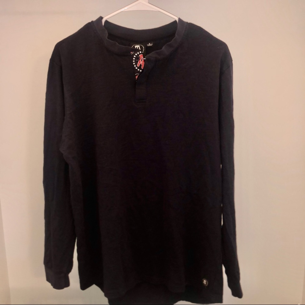 Barstool Sports Premium LS Henley | L | Navy